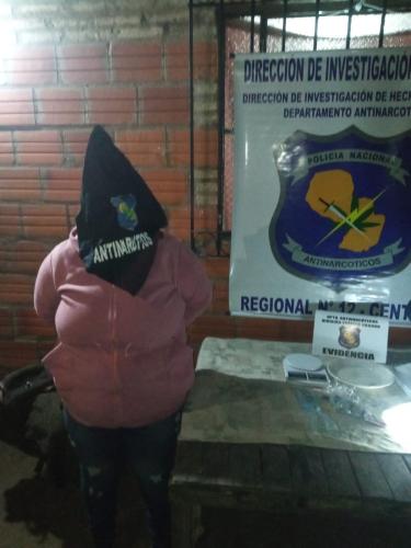 Detienen a una mujer por venta de crack en Ypacaraí